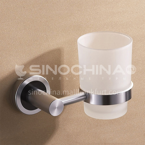 Bathroom silver space aluminum simple mouthwash cup holder MY-9603
